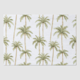 Tropical Palm Trees Wedding Tissue Paper