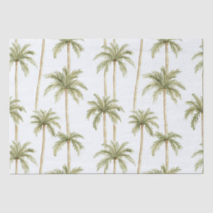 Tropical Palm Trees Wedding Tissue Paper