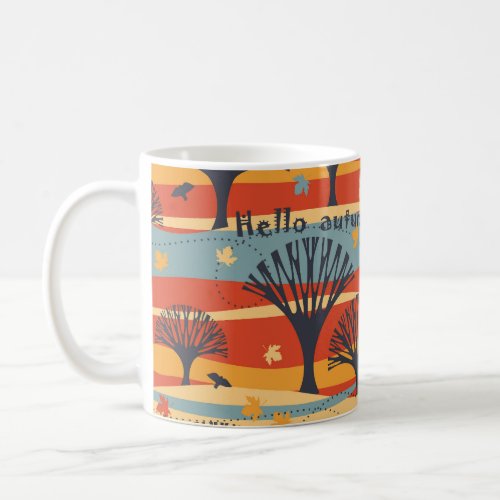 Tropical Palm Vintage Floral Background Coffee Mug