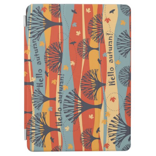 Tropical Palm Vintage Floral Background iPad Air Cover