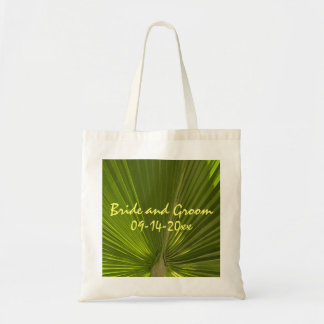 Tropical Palm Wedding Tote Bag