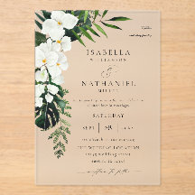 Tropical Palm & White Floral Wedding 2 V2