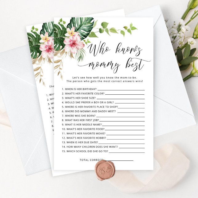 Tropical palm who knows mommy best game (Creator Uploaded)