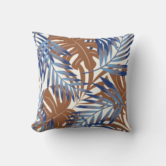 Tropical Palms Accent Pillow (Front)