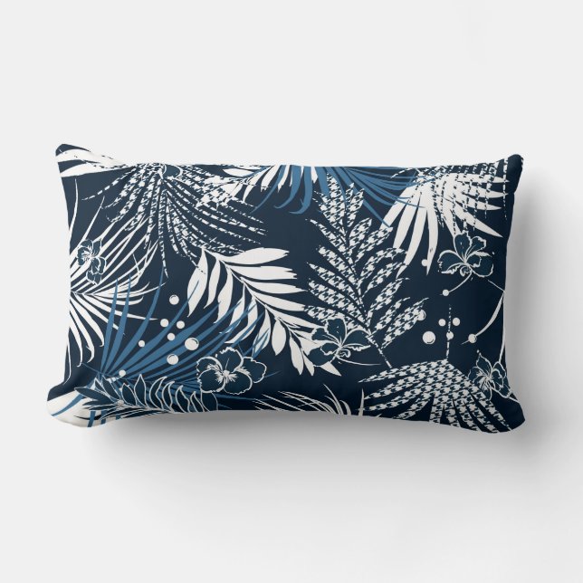Tropical Palms Accent Pillow (Front)