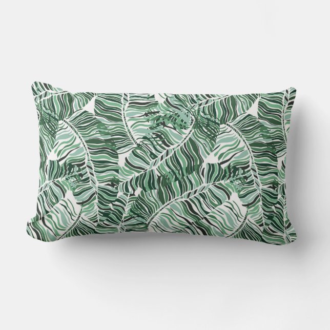 Tropical Palms Accent Pillow (Front)