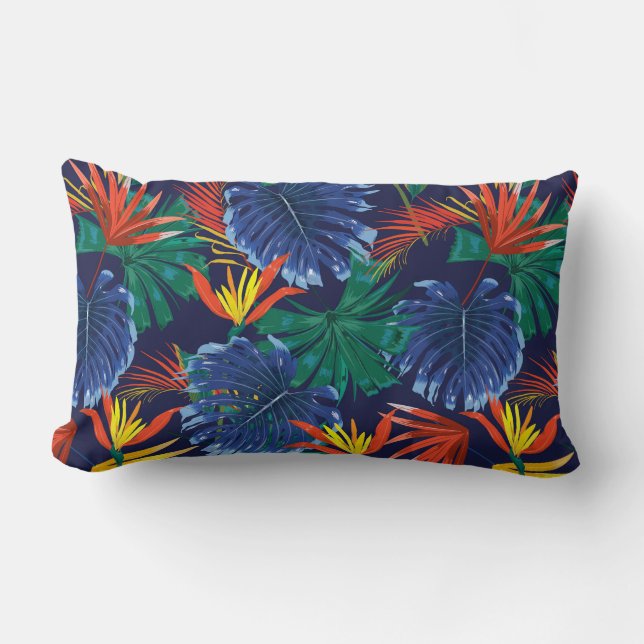 Tropical Palms Accent Pillow (Front)