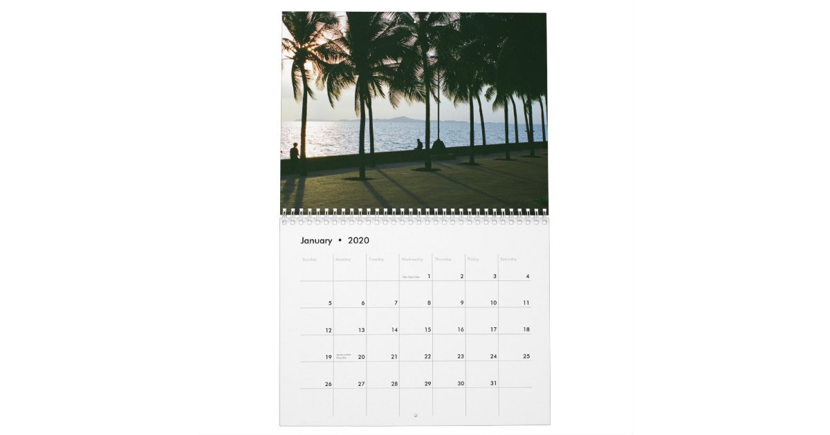 Tropical Palms Calendar