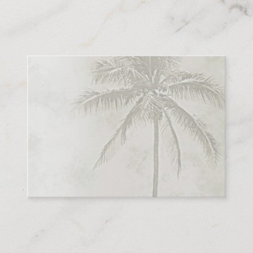 Customizable Tropical Palms (chubby) Business Card