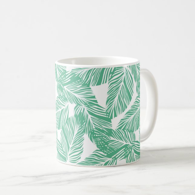 Tropical Palms Coffee Mug  (Front Right)