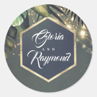 Tropical Palms Golden Beach Wedding