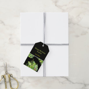 Tropical Palms Greenery Gift Tags