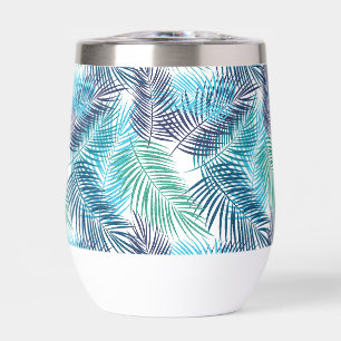 Tropical Palms Thermal Wine Tumbler