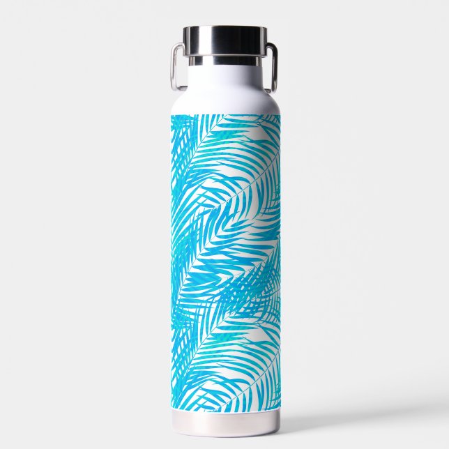Tropical Palms   Water Bottle (Front)