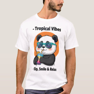 Tropical Panda Vibes T-Shirt