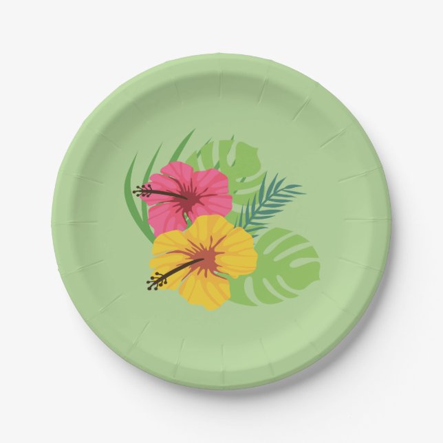Tropical Paper Plate (Front)