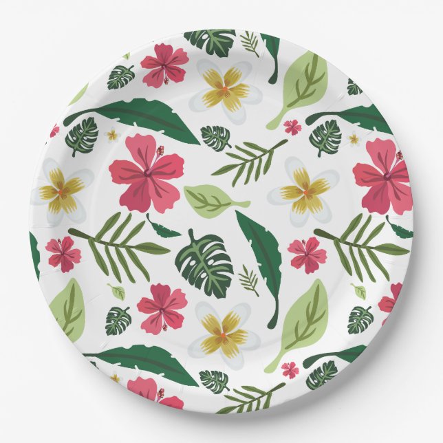 Tropical  paper plates (Front)