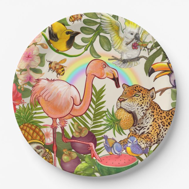 Tropical Paper Plates (Front)