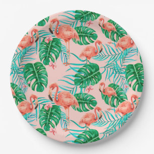 Tropical Paper Plates
