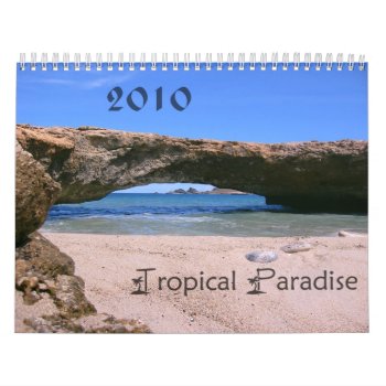 Tropical Paradise 2010 Calendar by WardStudios at Zazzle