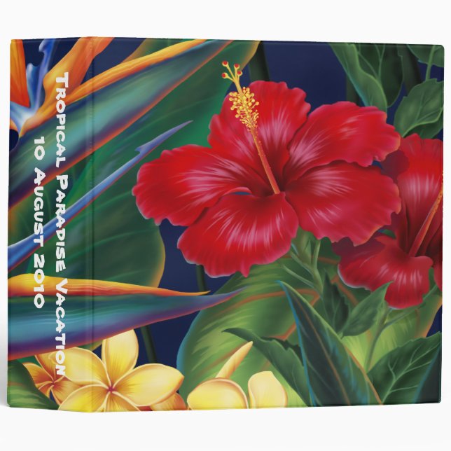 Tropical Paradise 2" Binder (Front/Spine)