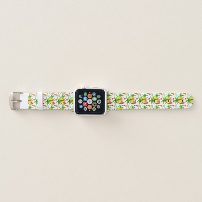 Tropical Paradise   Apple Watch Band (Front)