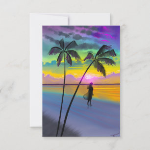 Tropical Paradise Art Card