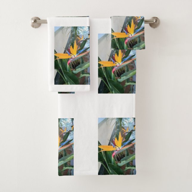 Tropical Paradise Bath Towel Set (Insitu)