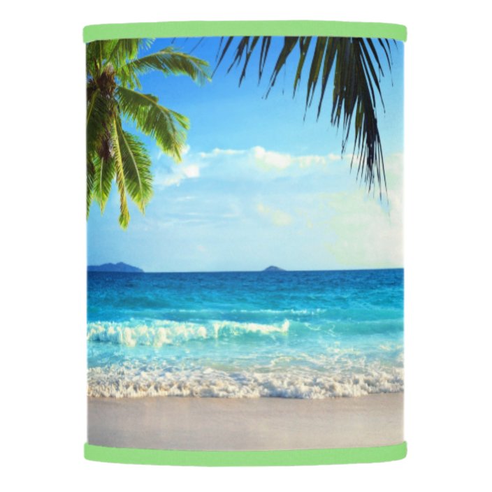 Tropical Paradise Beach Lamp Shade Zazzle Com