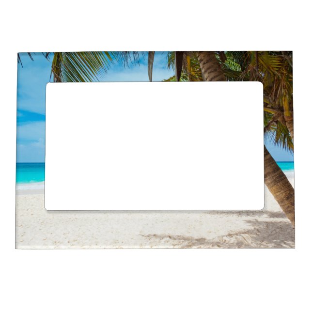 Tropical Paradise Beach Magnetic Frame (Front)
