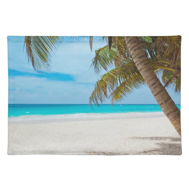 Tropical Paradise Beach Placemat (Front)