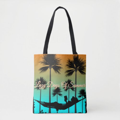 Tropical Paradise Beach Style Tote Bag