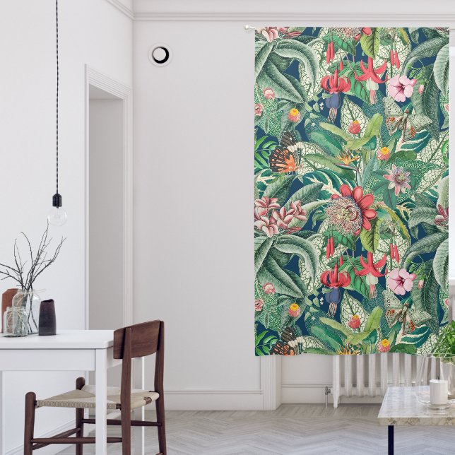 Tropical Paradise Blackout Curtains (Living Room)
