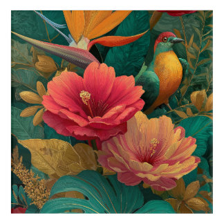 Tropical Paradise Botanical Acrylic Wall Art
