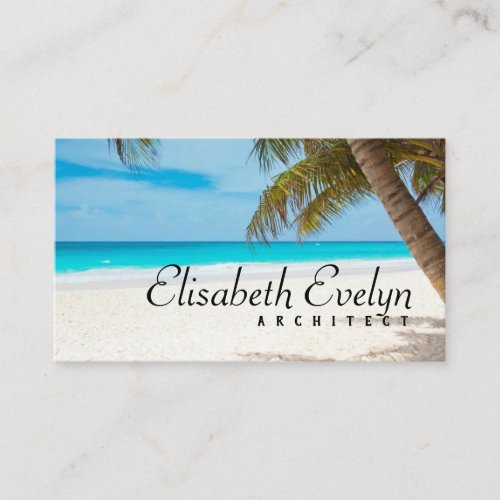 Tropical Paradise Business Card