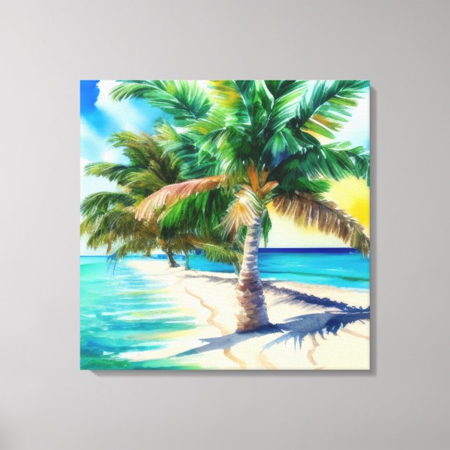 Tropical Paradise Canvas Print (Front)