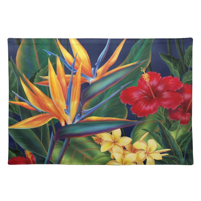 Tropical Paradise Dinner Placemats (Front)