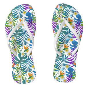 Tropical Paradise Flip Flops