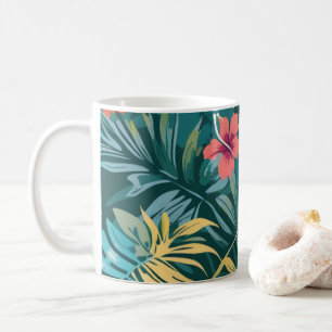 Tropical Paradise Floral Coffee Mug