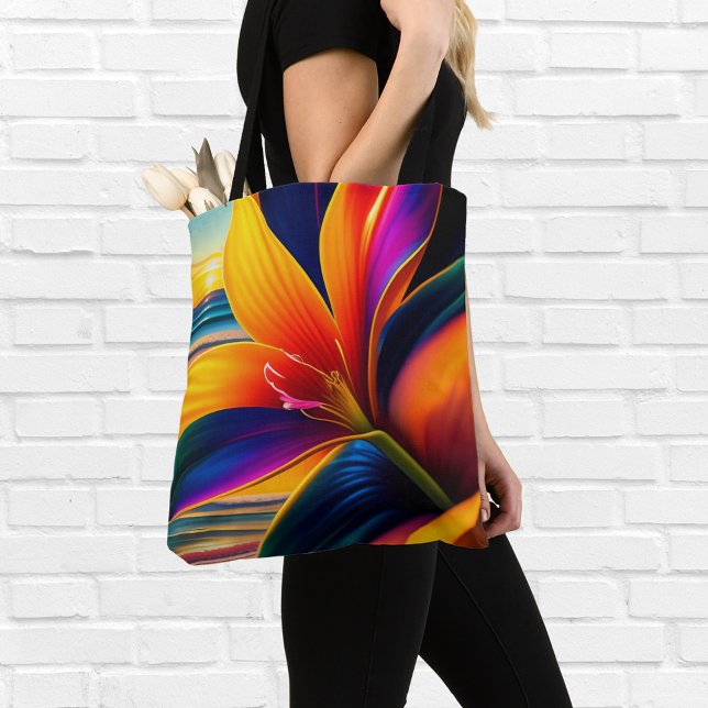 Tropical Paradise Flowers   Tote Bag (Creator Uploaded)