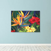 Tropical Paradise Hawaiian 2-Panel Wrapped Canvas (Insitu(Wood Floor))