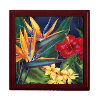 Tropical Paradise Hawaiian Floral Gift Boxes