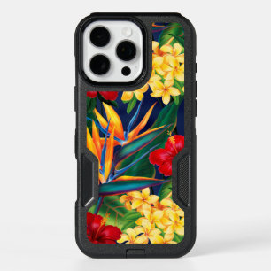 Tropical Paradise Hawaiian Floral iPhone 16 Pro Max Case