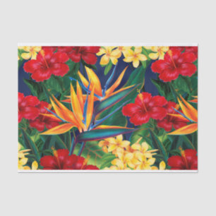 Tropical Paradise Hawaiian Floral Tissue Paper