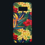 Tropical Paradise Hawaiian Floral Vertical Case-Mate Samsung Galaxy S8 Case<br><div class="desc">This original digital painting by renowned illustrator Jeff Fillbach is an explosion of the colors of some of nature's most beautiful flowers. Featuring an array of birds of paradise, plumeria and hibiscus, the items in our Tropical Paradise collection will lift your spirits, and fuel your dreams. Bring paradise to your...</div>