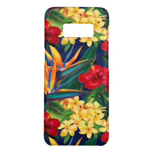 Tropical Paradise Hawaiian Floral Vertical Case_Mate Samsung Galaxy S8 Case