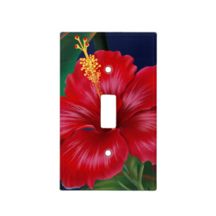 Tropical Paradise Hawaiian Hibiscus Light Switch Cover