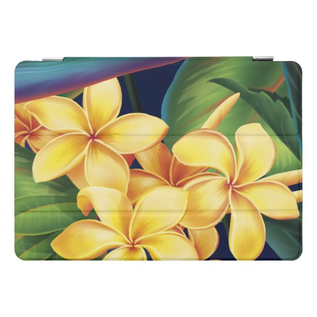 Tropical Paradise Hawaiian Plumeria iPadSmartCover iPad Pro Cover (Horizontal)