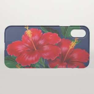 Tropical Paradise Hibiscus Hawaiian iPhone X Case