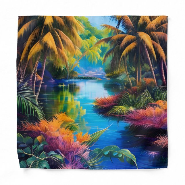 Tropical Paradise II Bandana (Front)